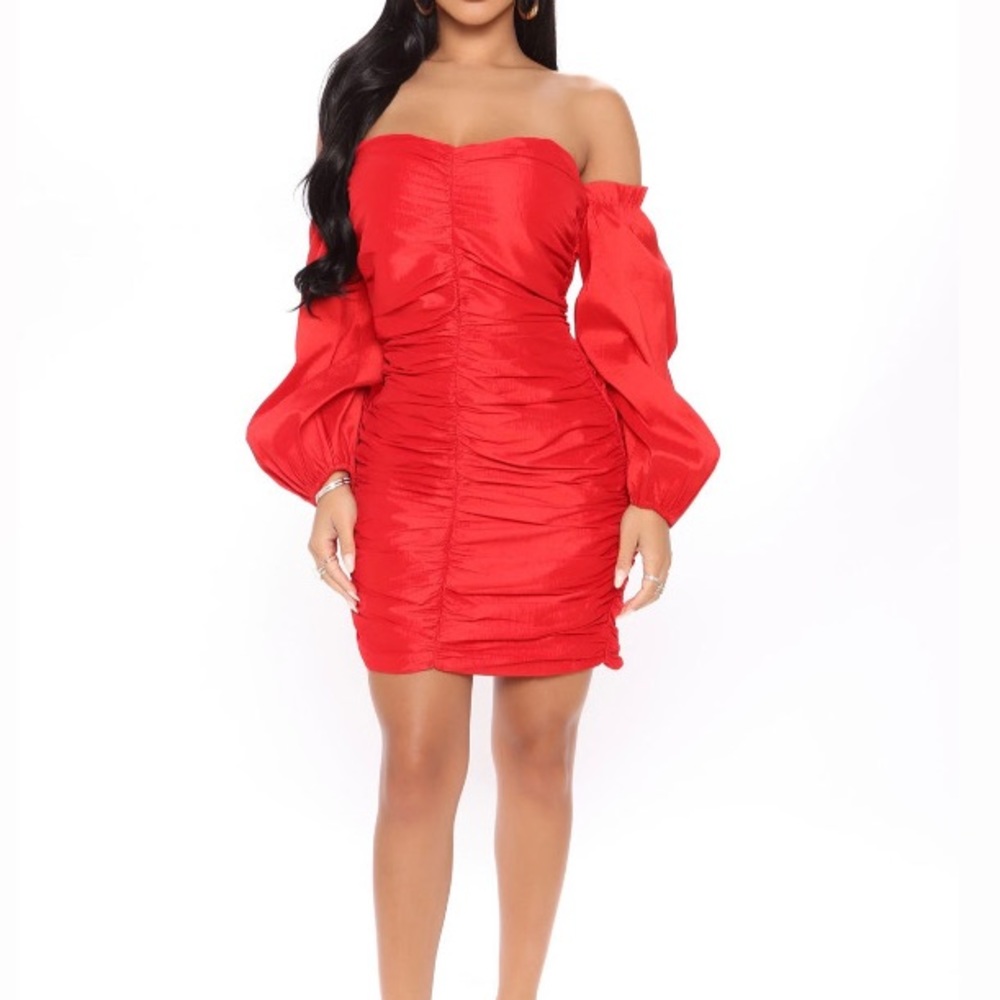 Red dress size M